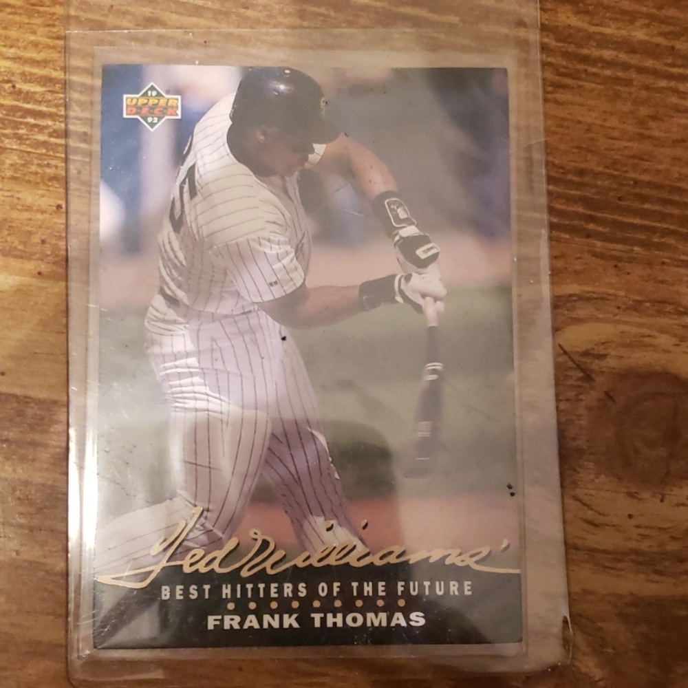 Frank thomas upper deck 1992 card